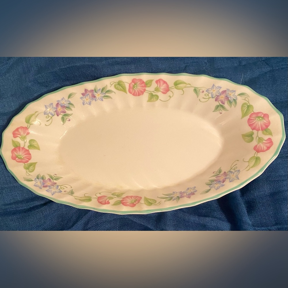 Royal Worcester Floral Oval Dish